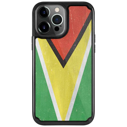 Guyana Flag Distressed iPhone Cases