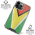 Guyana Flag Distressed iPhone 16 Pro Max Clear Case