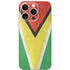 Guyana Flag Distressed iPhone 16 Pro Skin