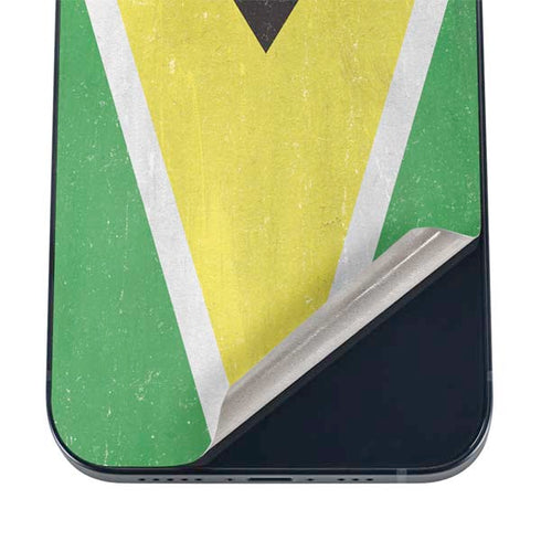 Guyana Flag Distressed iPhone 16 Skin