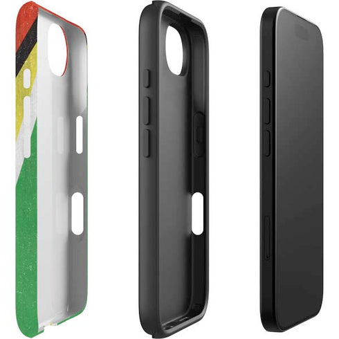 Guyana Flag Distressed iPhone 16e Impact Case