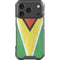 Guyana Flag Distressed iPhone 18 Pro Clear Case