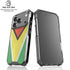 Guyana Flag Distressed iPhone 18 Pro Clear Case