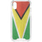 Guyana Flag Distressed iPhone XS Clear Case