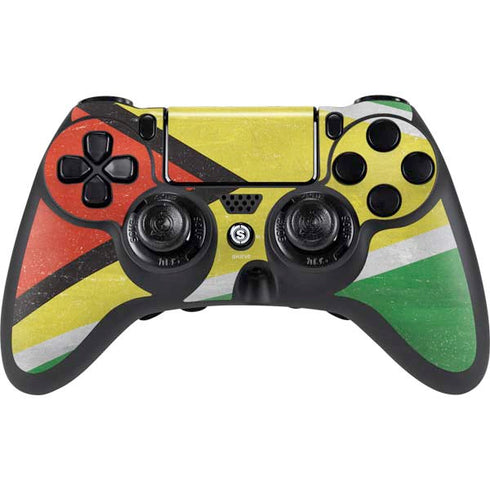 Guyana Flag Distressed PlayStation PS4 Skins