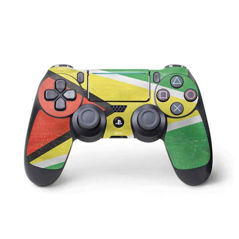 Guyana Flag Distressed PlayStation PS4 Skins