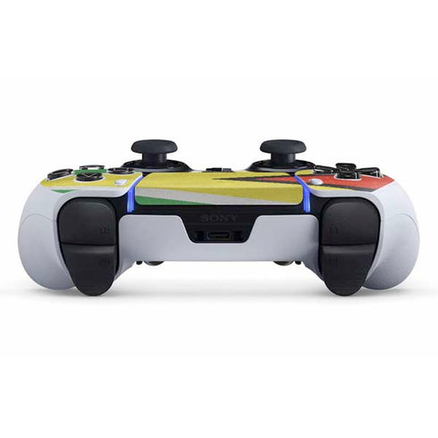 Guyana Flag Distressed PS5 DualSense Edge Pro Controller Skin