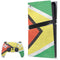 Guyana Flag Distressed PS5 Pro Bundle Skin