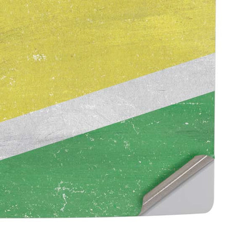 Guyana Flag Distressed PS5 Pro Disk Console Skin