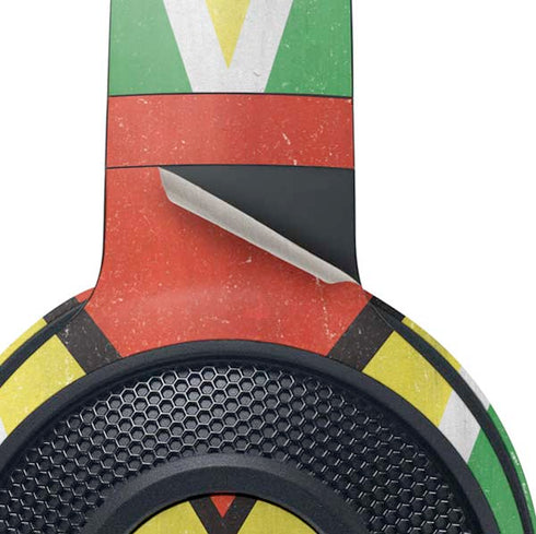 Guyana Flag Distressed Razer Kraken X Skin