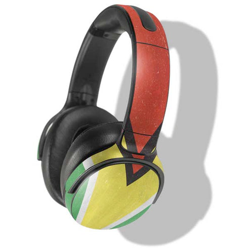 Guyana Flag Distressed Skullcandy Venue Skin