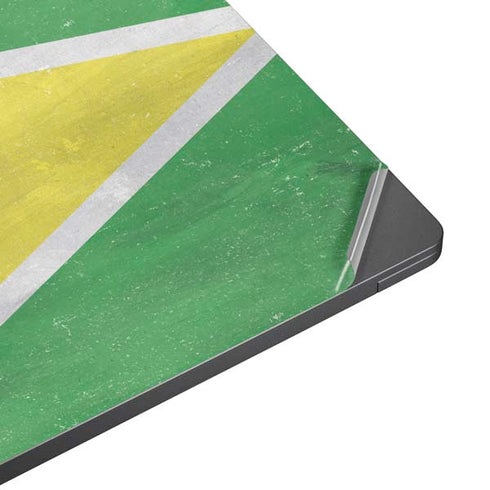 Guyana Flag Distressed Surface Laptop 7 13.8in Skin