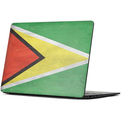 Guyana Flag Distressed Surface Laptop 7 15in Skin