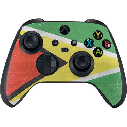 Guyana Flag Distressed XBox Series X Digital Edition Bundle Skin