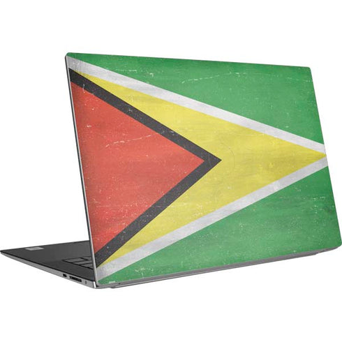 Guyana Flag Distressed Dell XPS Skin