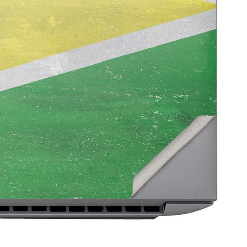 Guyana Flag Distressed HP ZBook Fury 16 G10 Skin