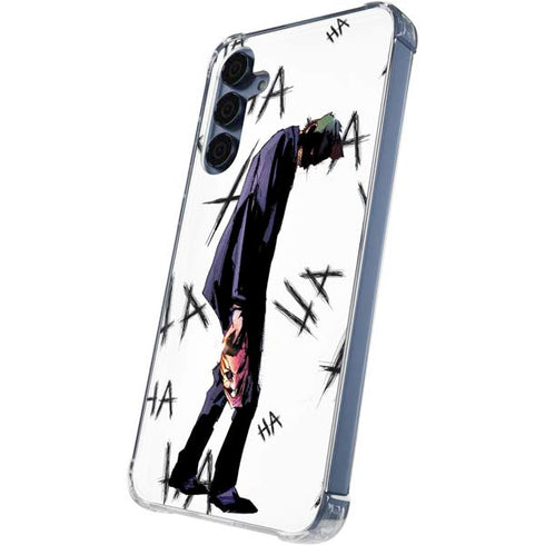 DC Comics The Joker HAHAHA Walking Galaxy A35 5G Clear Case