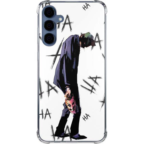 DC Comics The Joker HAHAHA Walking Galaxy A55 5G Clear Case