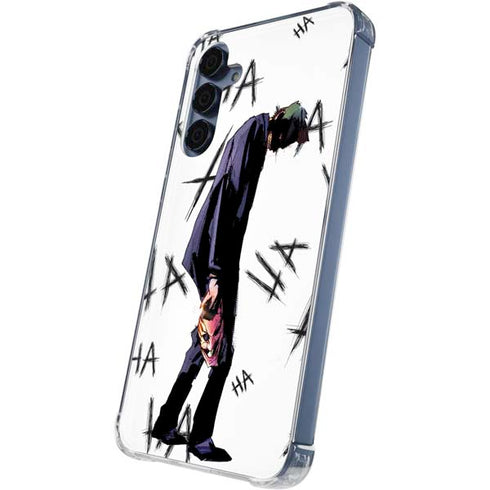 DC Comics The Joker HAHAHA Walking Galaxy A55 5G Clear Case