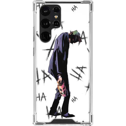 DC Comics The Joker HAHAHA Walking Galaxy S23 Ultra Clear Case