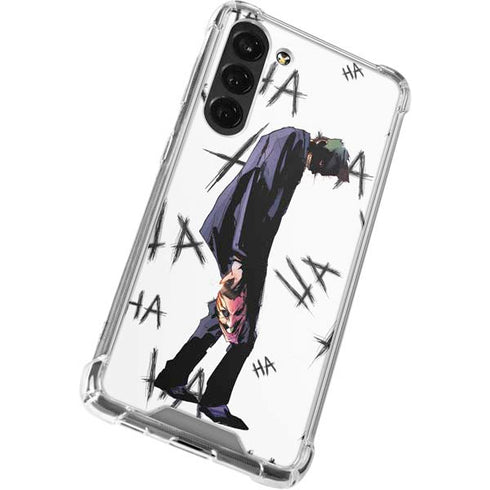DC Comics The Joker HAHAHA Walking Galaxy S24 FE Clear Case
