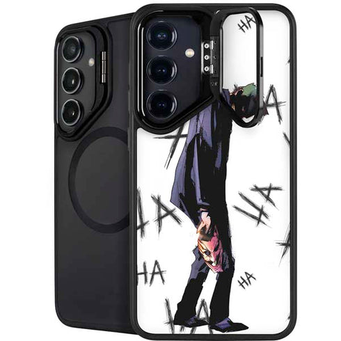 DC Comics The Joker HAHAHA Walking Galaxy S25 Kickstand Case