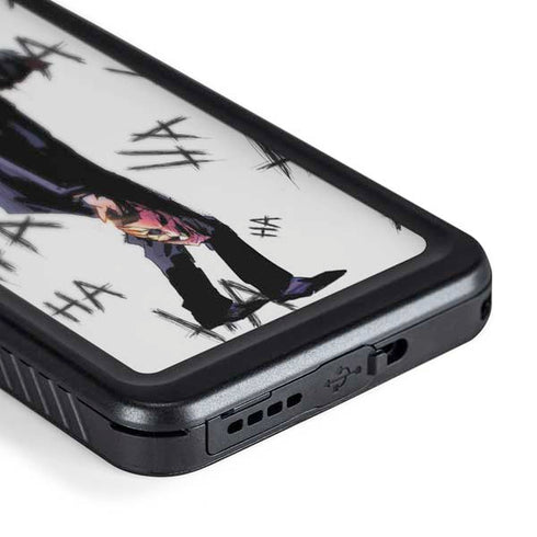 DC Comics The Joker HAHAHA Walking Galaxy S24 Plus Waterproof Case
