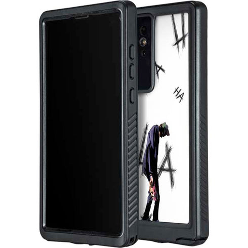 DC Comics The Joker HAHAHA Walking Galaxy S24 Ultra Waterproof Case