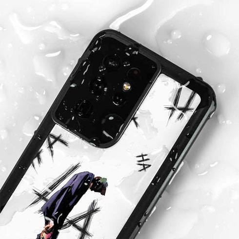 DC Comics The Joker HAHAHA Walking Galaxy S24 Ultra Waterproof Case