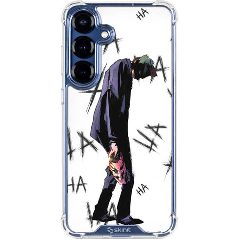 DC Comics The Joker HAHAHA Walking Galaxy S25 Plus Clear Case