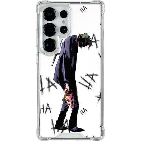 DC Comics The Joker HAHAHA Walking Galaxy S25 Ultra Clear Case