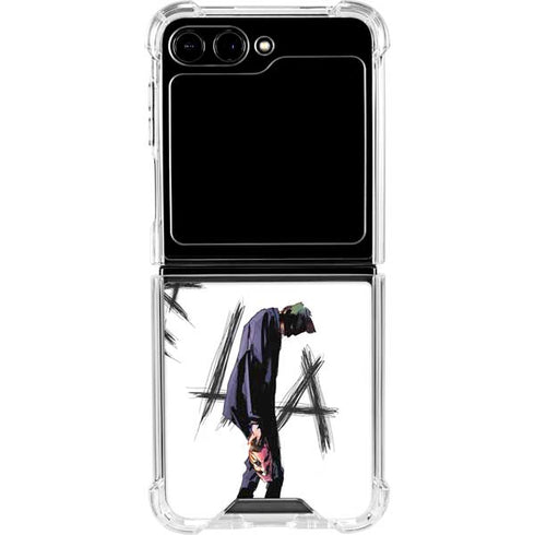 DC Comics The Joker HAHAHA Walking Galaxy Z Flip6 Clear Case
