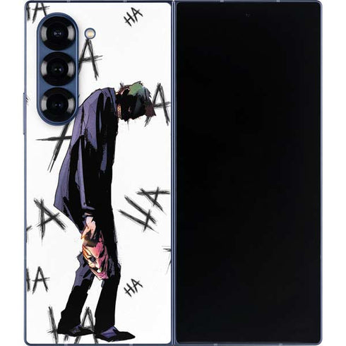 DC Comics The Joker HAHAHA Walking Galaxy Z Fold6 Skin