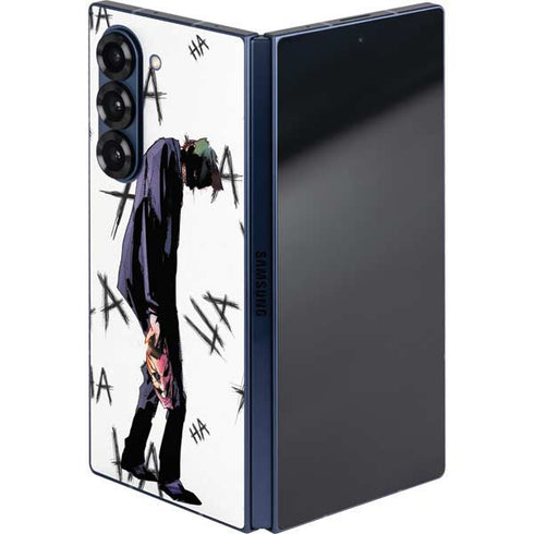 DC Comics The Joker HAHAHA Walking Galaxy Z Fold6 Skin
