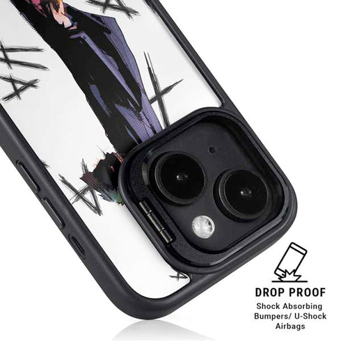 DC Comics The Joker HAHAHA Walking iPhone 14 Plus Kickstand Case