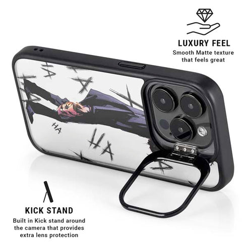 DC Comics The Joker HAHAHA Walking iPhone 15 Pro Max Kickstand Case