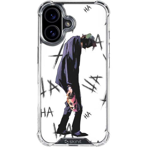 DC Comics The Joker HAHAHA Walking iPhone 16 Plus Clear Case