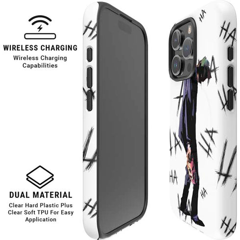 DC Comics The Joker HAHAHA Walking iPhone 16 Pro Magsafe Impact Case