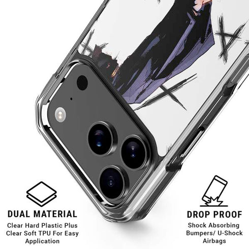 DC Comics The Joker HAHAHA Walking iPhone 18 Pro Clear Case