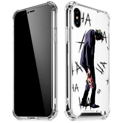 DC Comics The Joker HAHAHA Walking iPhone X/XS Clear Case