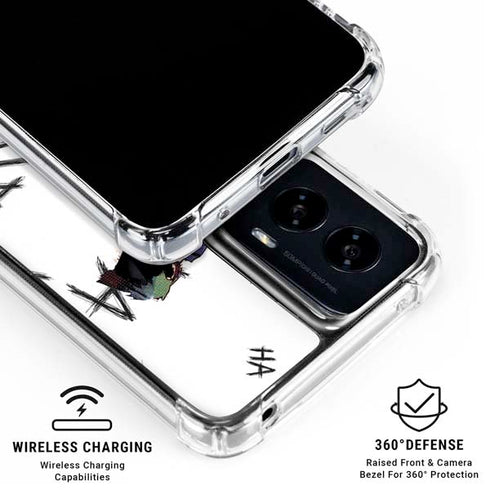 DC Comics The Joker HAHAHA Walking Moto G Power 5G (2024) Clear Case