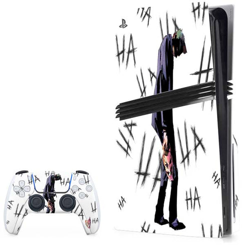 DC Comics The Joker HAHAHA Walking PS5 Pro Disk Bundle Skin