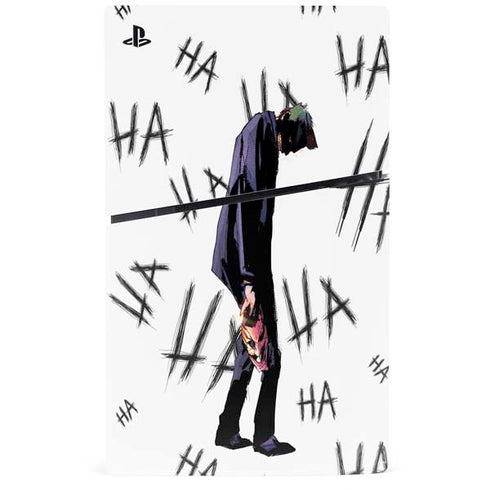 DC Comics The Joker HAHAHA Walking PS5 Slim Digital Edition Console Skin