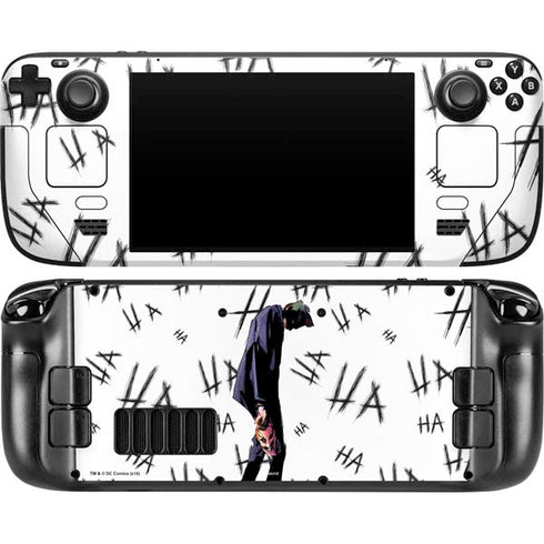 DC Comics The Joker HAHAHA Walking Steam Deck Handheld Gaming Computer OLED Skin