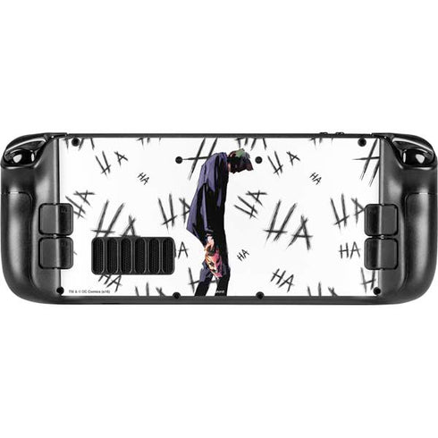 DC Comics The Joker HAHAHA Walking Steam Deck Handheld Gaming Computer OLED Skin