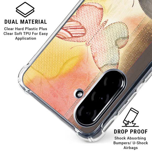 Haiku Butterfly Galaxy A36 5G Clear Case