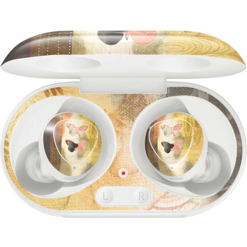 Haiku Butterfly Galaxy Buds Plus Skin