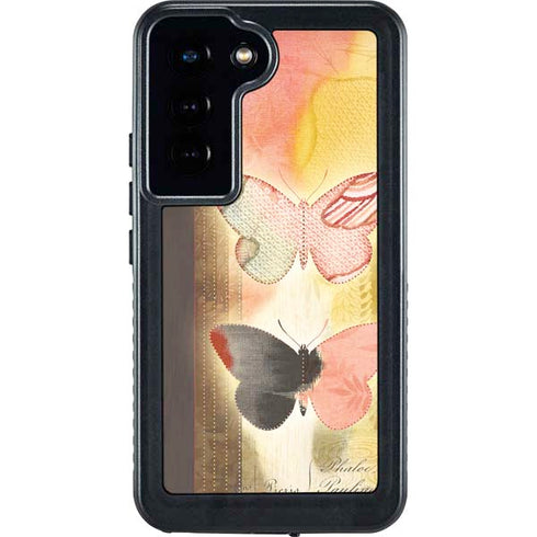 Haiku Butterfly Galaxy S24 Waterproof Case