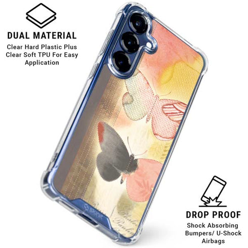 Haiku Butterfly Galaxy S25 Plus Clear Case