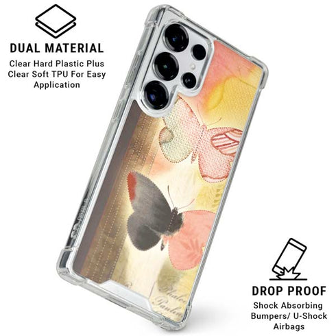 Haiku Butterfly Galaxy S25 Ultra Clear Case